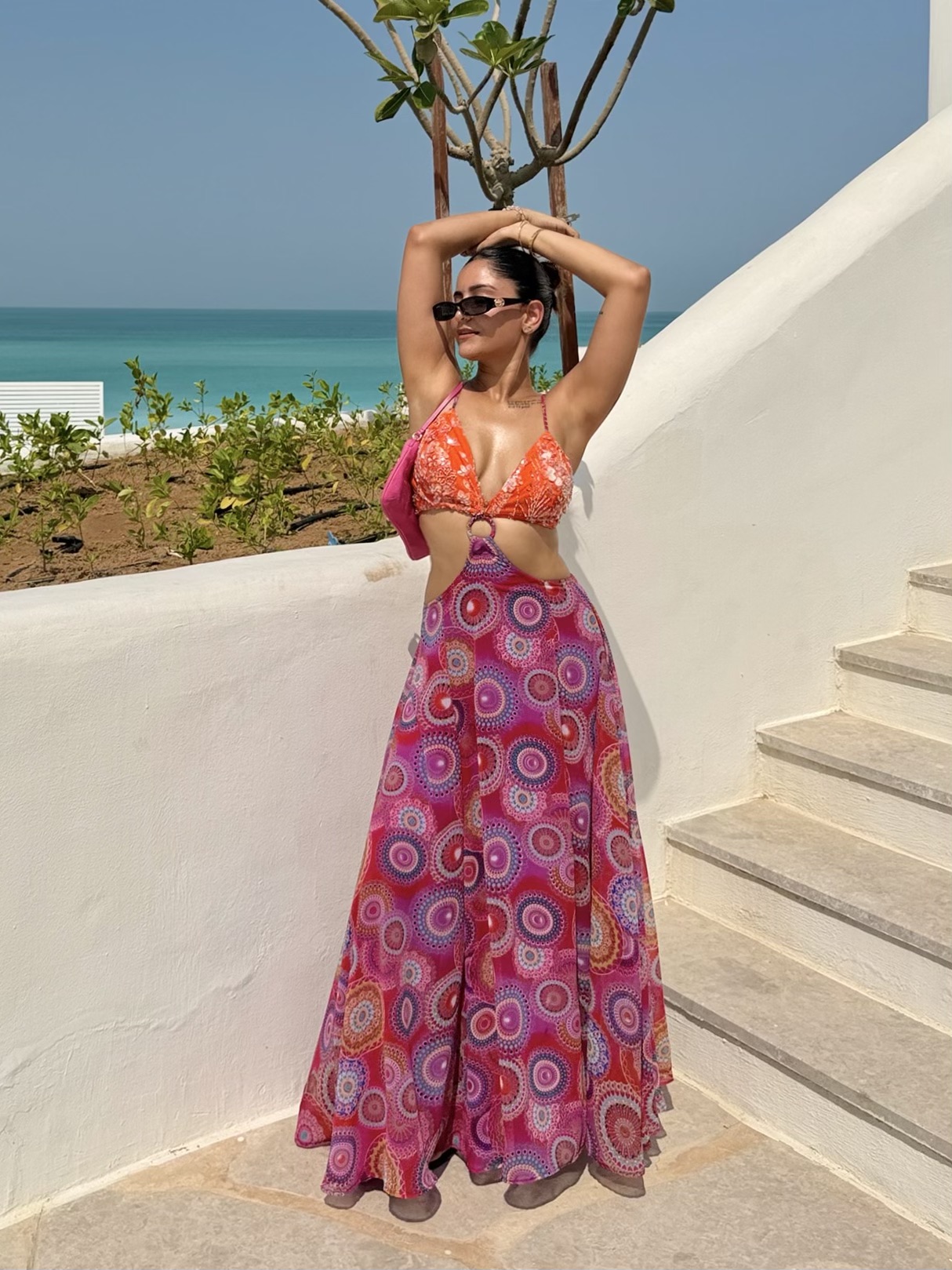 Sunset Mirage Maxi dress