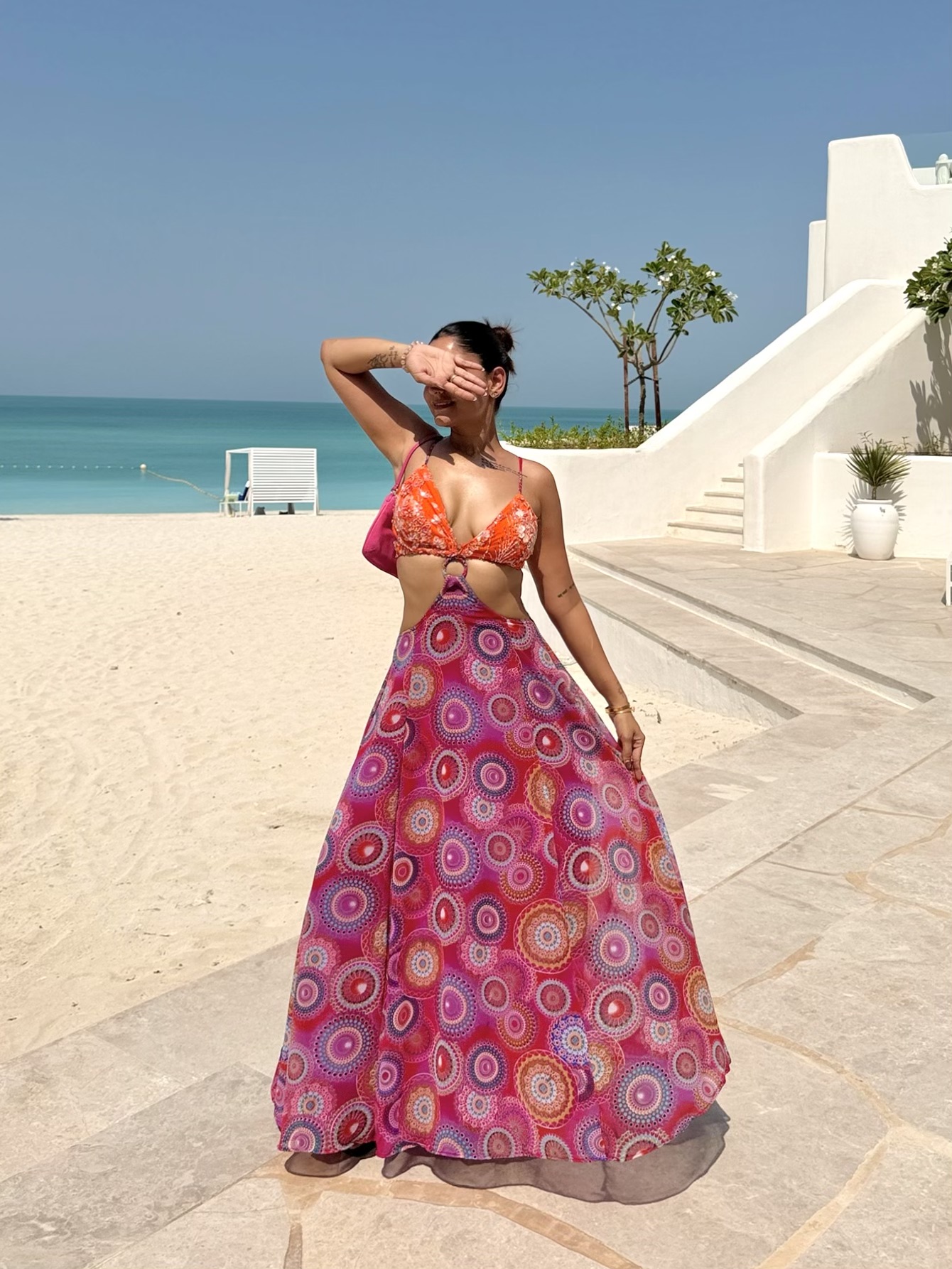 Sunset Mirage Maxi dress